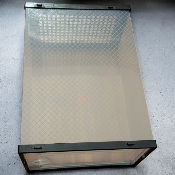 24 Piece Shoe Storage Boxes Plastic Organizers Stackable Large Black Sneaker - Picture 3 of 8